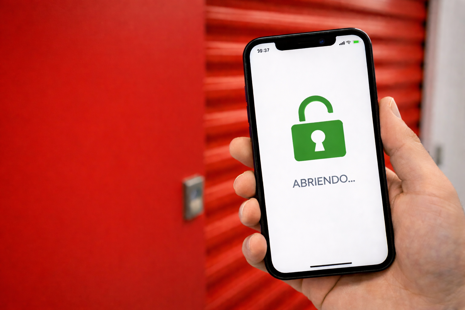 Acceso mediante aplicación a trasteros en Gandía